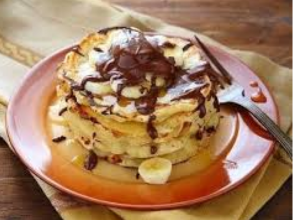 بان كيك نوتلا وموز