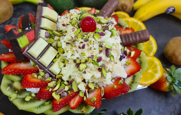 سلطة فواكة نوتلا