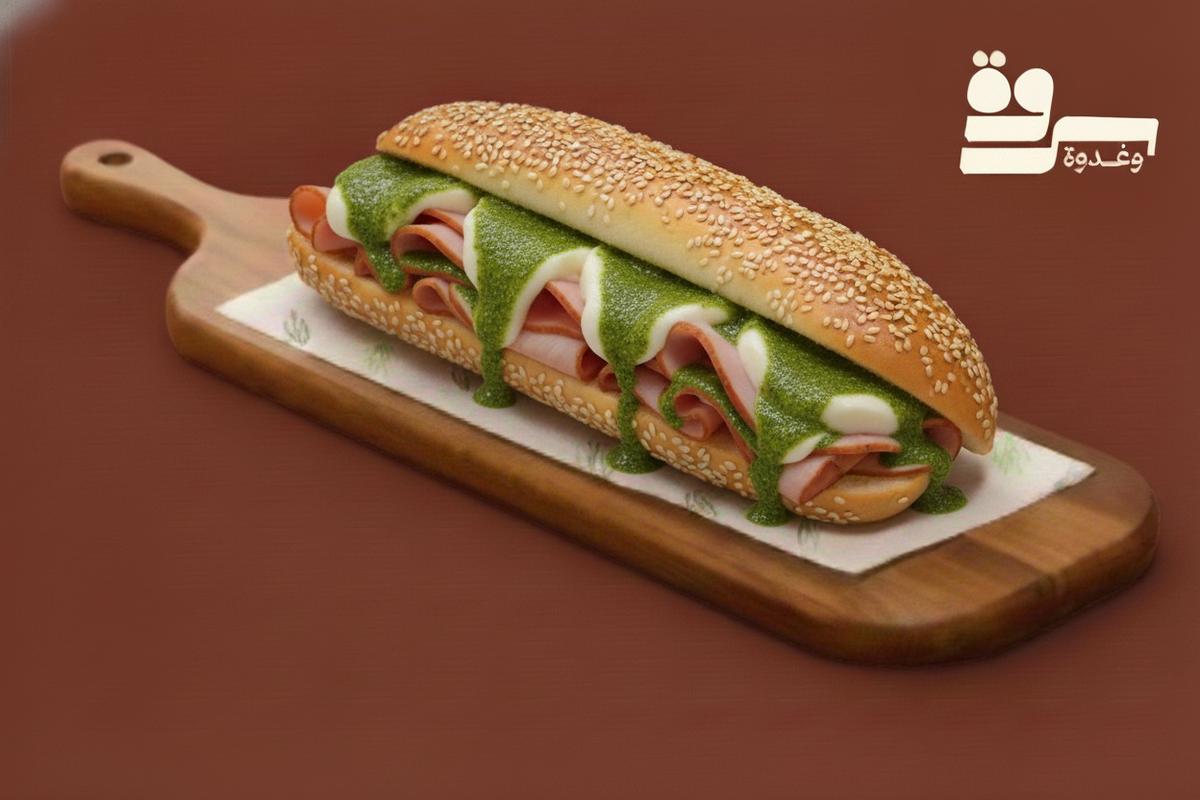 ساندوتش تيركي بيستو