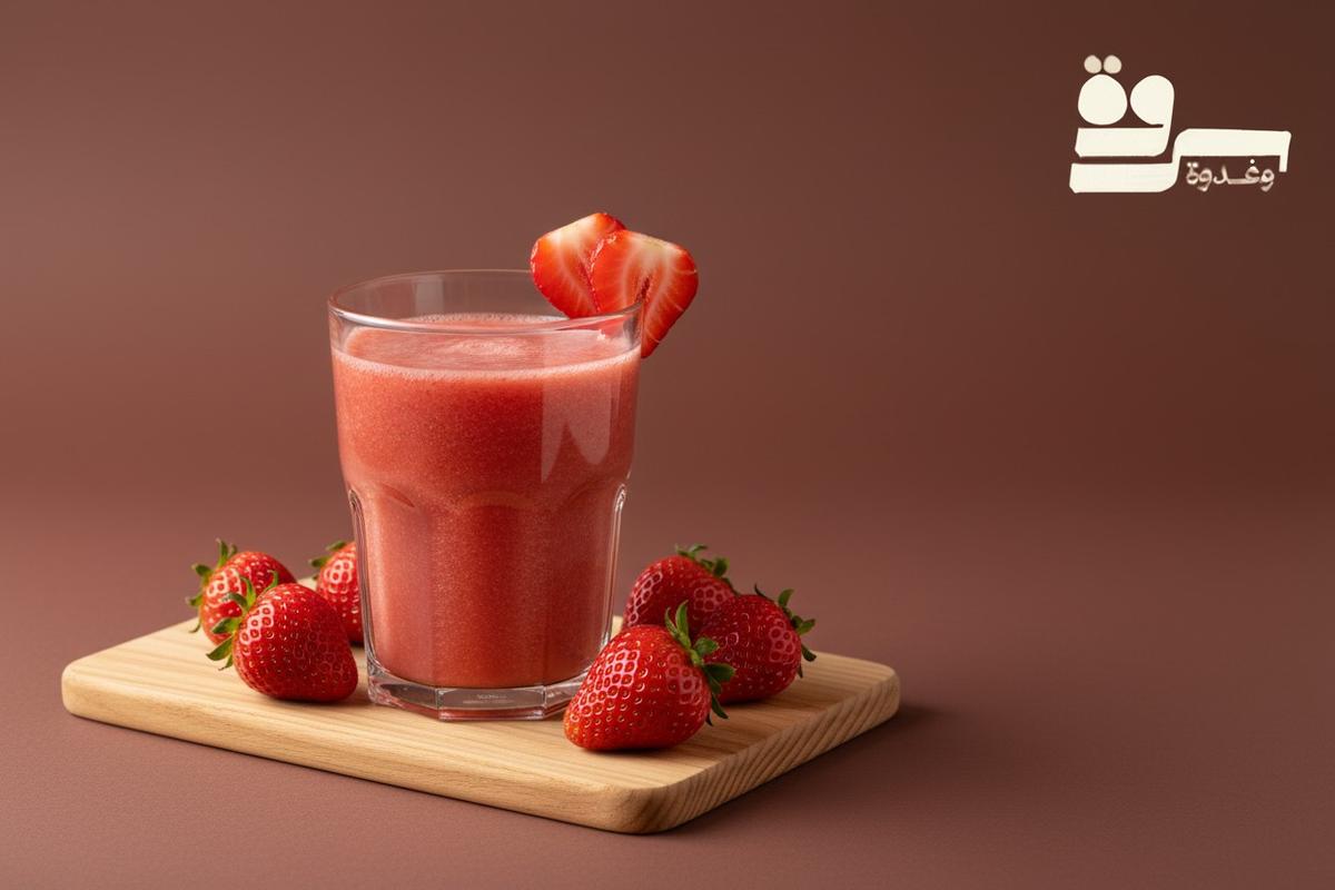 عصير فراولة