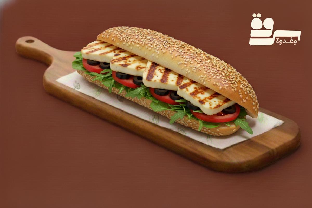 ساندوتش حلومي بيستو