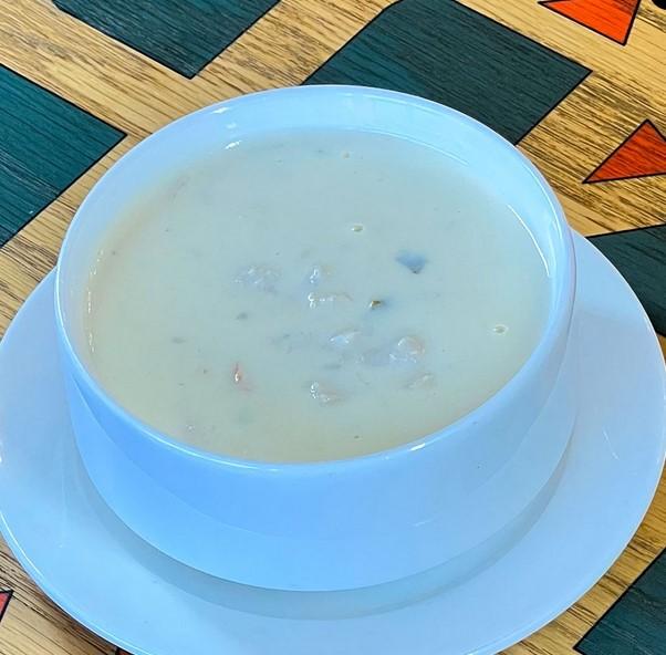 شوربة كريما بالدجاج