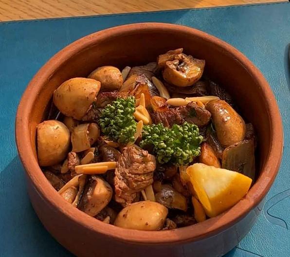 قلاية فطر باللحمة