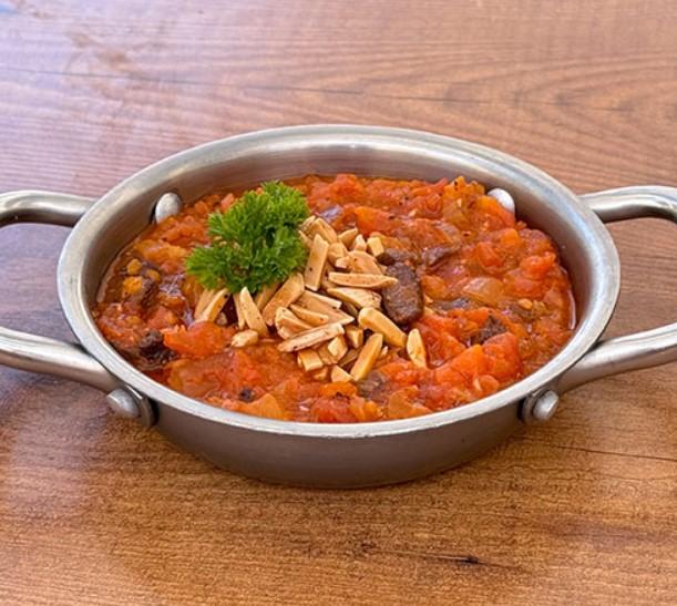 قلاية بندورة باللحمة